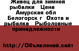 Живец для зимней рыбалки › Цена ­ 5 - Амурская обл., Белогорск г. Охота и рыбалка » Рыболовные принадлежности   